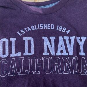 Old Navy Boys M (8) Maroon California Tee
